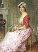 Charles-Amable Lenoir The Seamstress Germany oil painting artist